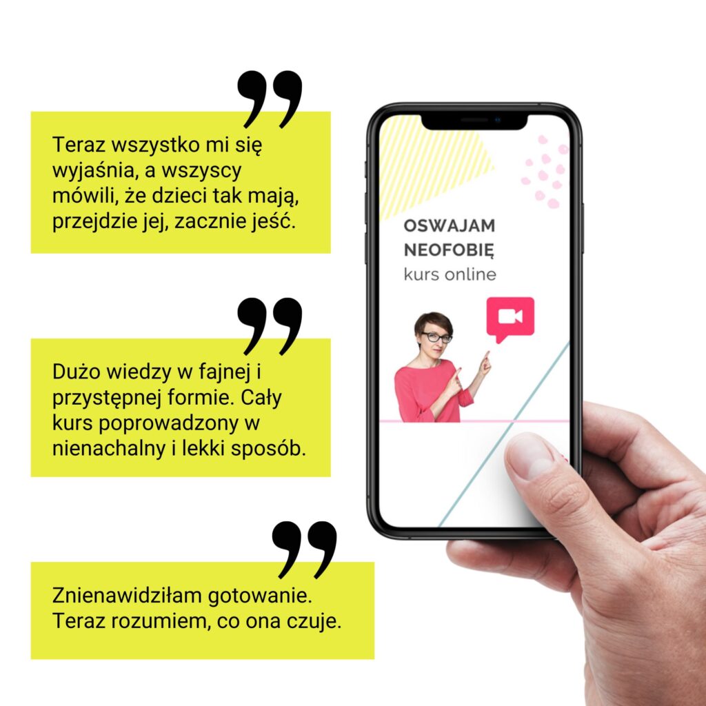 oswajam neofobię - kurs - kafelek z opiniami