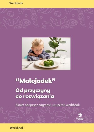 co zrobić, kiedy dziecko nie chce jeść - okładka workbooka