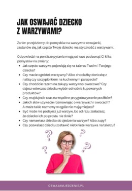 wskazówki dotyczące kolejnych etapów oswajania dziecka z warzywami