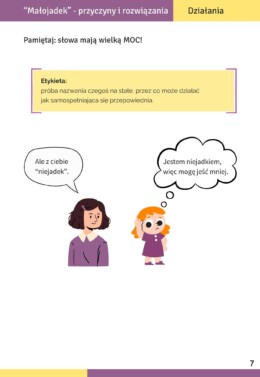7 strona mini poradnika "Małojadek"