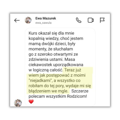 opinia o kursie o neofobii: masa ciekawostek i wiedzy przydatnej w praktyce